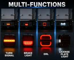 Wireless Rechargeable LED Magnetic Trailer Tail Light Kit - LG505