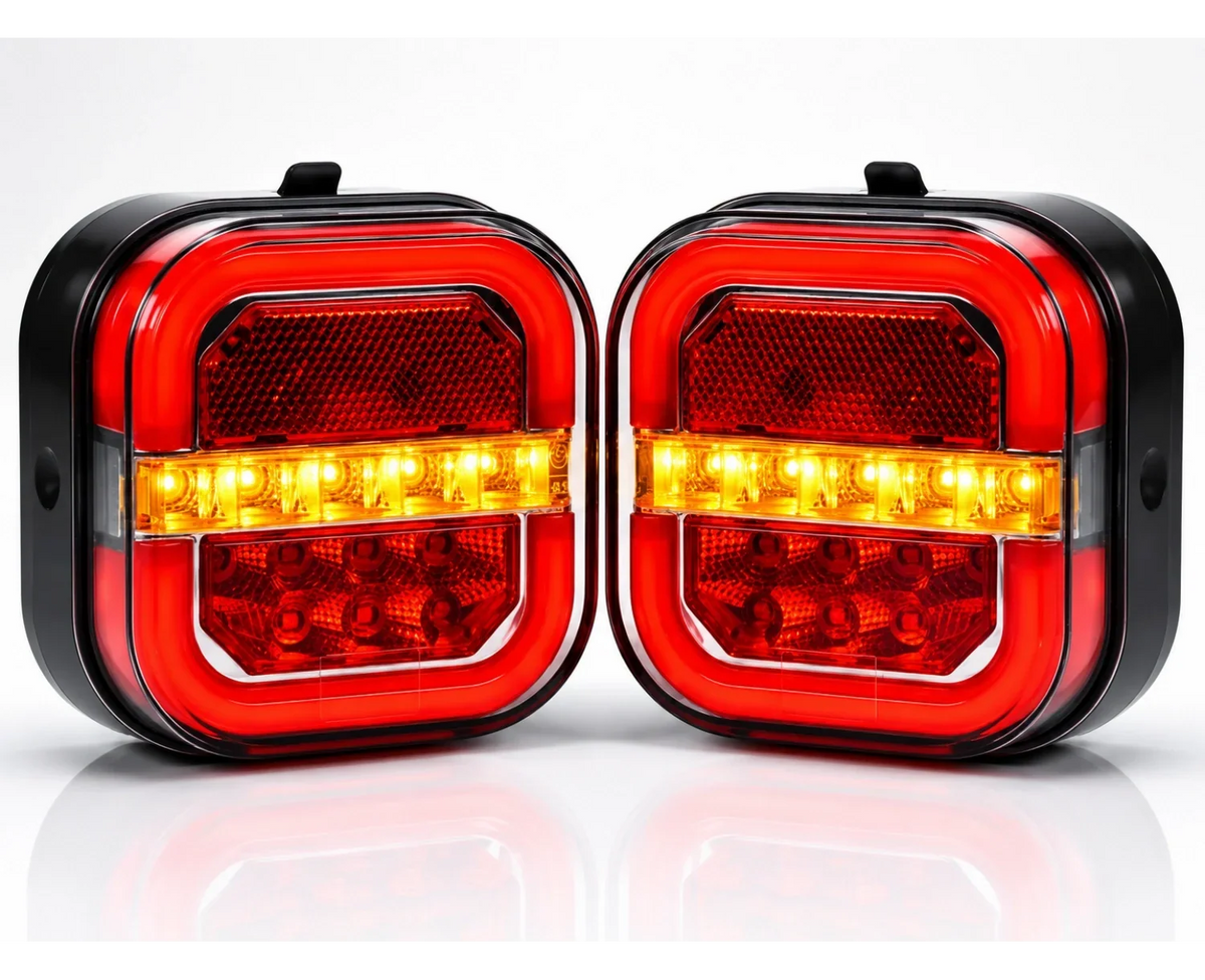 Wireless Rechargeable LED Magnetic Trailer Tail Light Kit - LG505