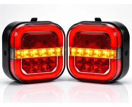 Wireless Rechargeable LED Magnetic Trailer Tail Light Kit - LG505
