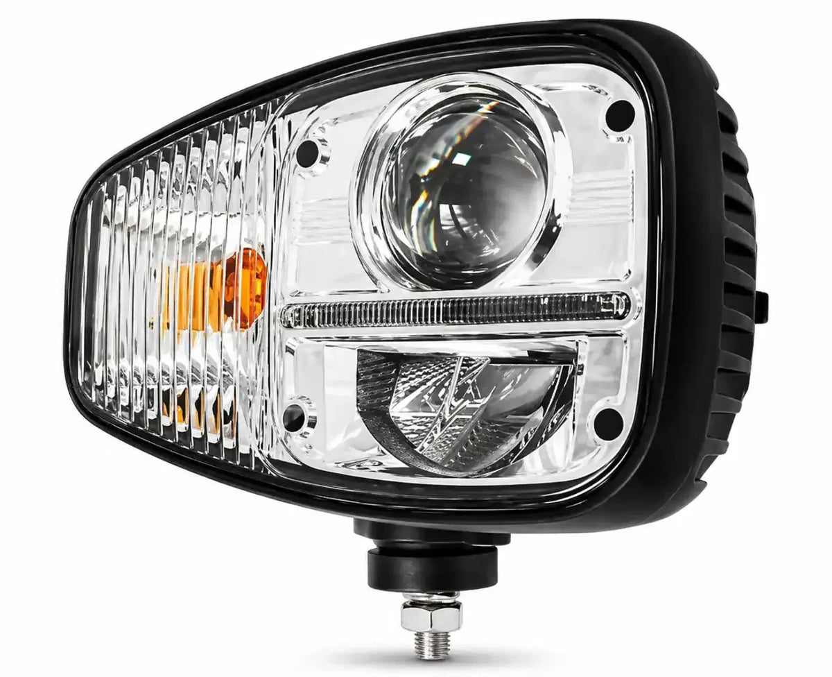 100 Watt LED Headlight with Front Rear Indicator (RH) & DRL - LG820R EU - LG820REU