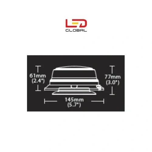 Low Profile LED Magnet Beacon - LG674
