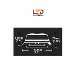 Low Profile LED Magnet Beacon - LG674