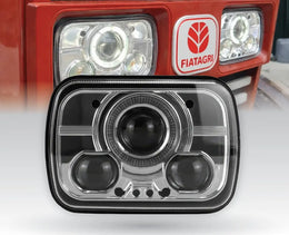 Fiat Agri LED Headlight 90W High Beam Low Beam with Daytime Running Light 12V/24V Tractor - LG884EU