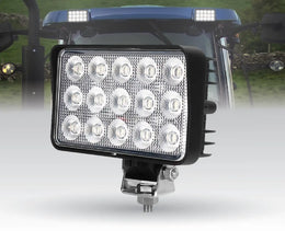 60 Watt LED Flood Beam Work Light - Dual Mount, Swivel - LG972