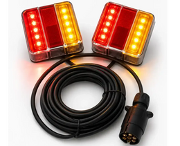 LED Magnetic Trailer Tail Light Set (12 Metre Cable) - LG557